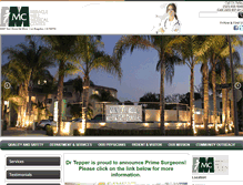 Tablet Screenshot of miraclemilemedicalcenter.com